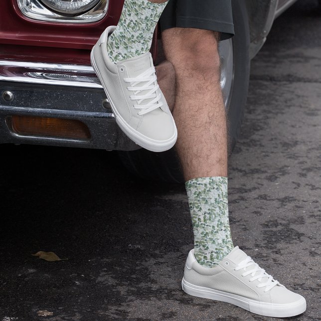 Calcetines de crecimiento del Boda del patrón Euca (Subido por el creador)