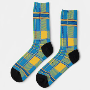 calcetines de cuadros escoceses tartán