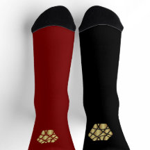 Calcetines de Dualidad – Rojo y Negro