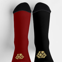 Calcetines de Dualidad – Rojo y Negro