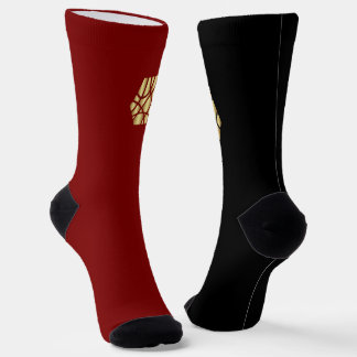 Calcetines de Dualidad – Rojo y Negro