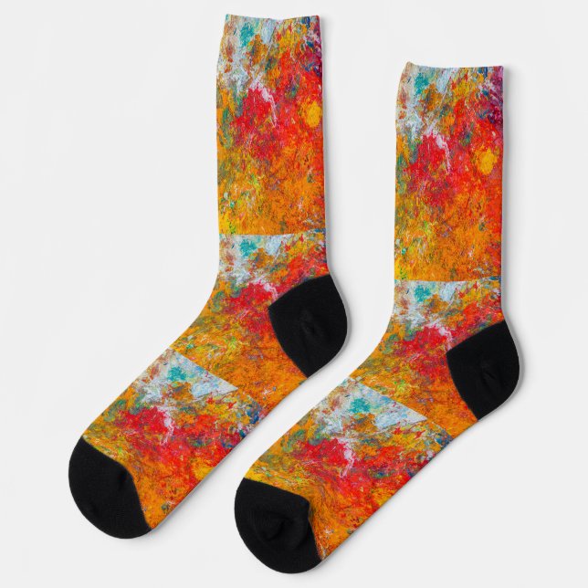Calcetines de equipo cómodos y elegantes para llev (Izquierda)