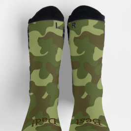 Calcetines de equipos de camuflaje personalizados