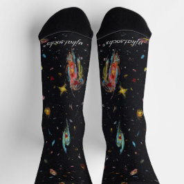 Calcetines de espacio de amor