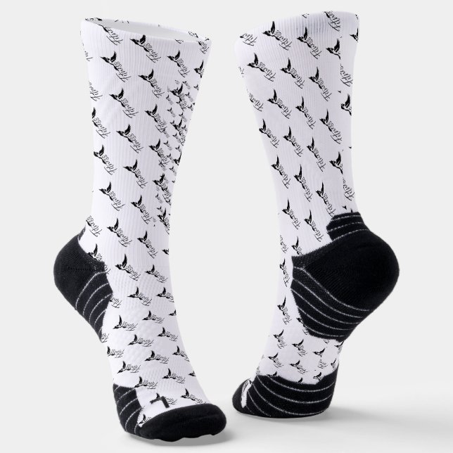 Calcetines de estampado integral de fitness (Angular)