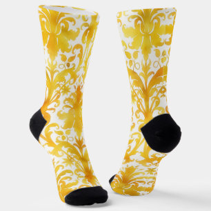 Calcetines de estilo vintage Gold Art Deco