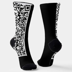 Calcetines de exploración de código QR coloridos -