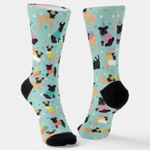 Calcetines de fiesta de Pug