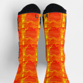 Calcetines de Flaming Heart Valentine