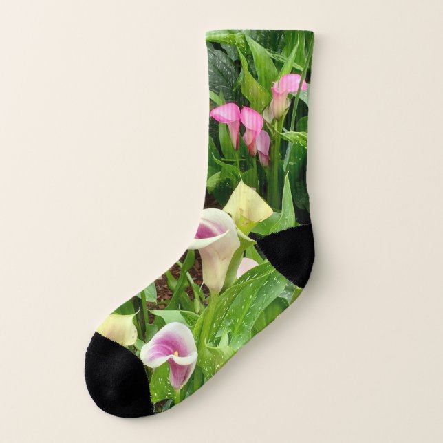 calcetines de flores (Parte exterior derecha)