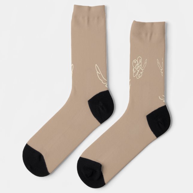 calcetines de flores (Izquierda)