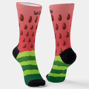 Calcetines de fondo de la sandía