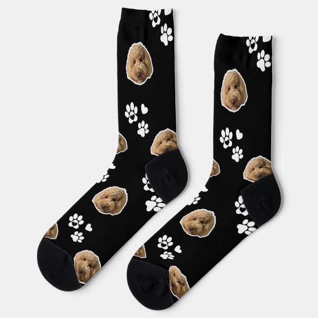 calcetines de foto de perro para papá (Izquierda)