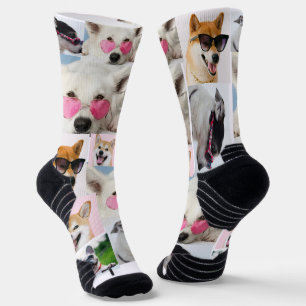 Calcetines de fotos de personalizados con mascotas