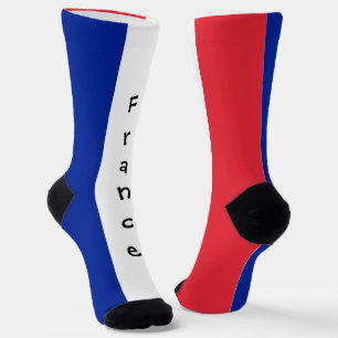 Calcetines de Francia, zócalos de moda patrióticos