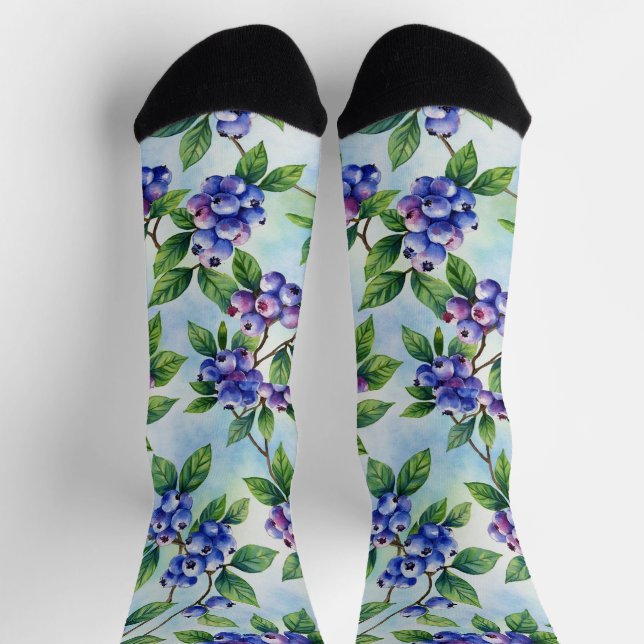 Calcetines de Fruta de Arándano (Arriba)