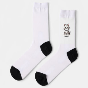 Calcetines de gato lindos
