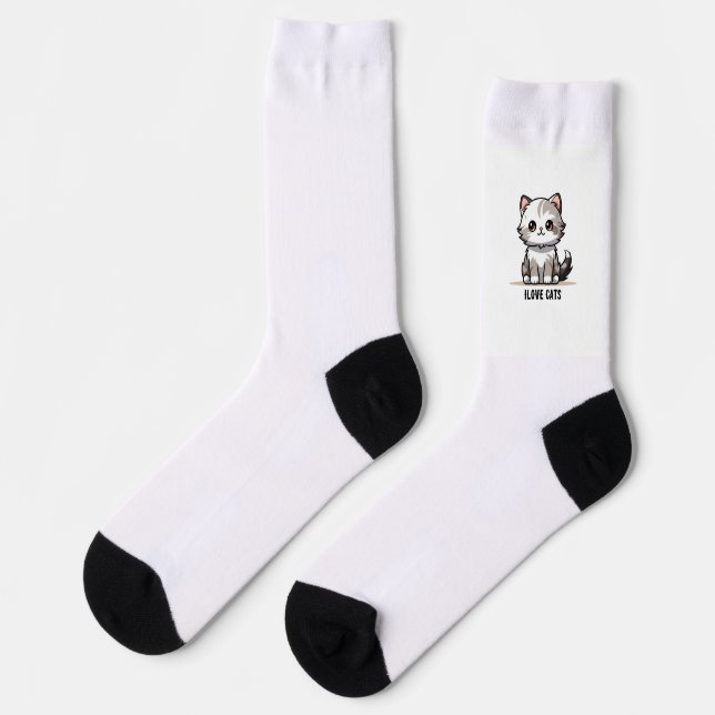 Calcetines de gato lindos (Izquierda)