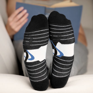 Calcetines de gato negro caprichosos