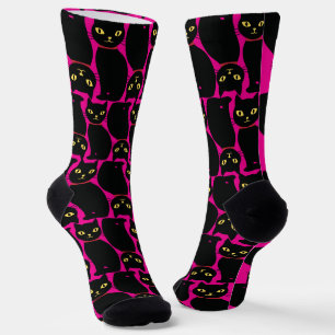 Calcetines de gato negro lindos regalo para amante