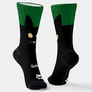 Calcetines de Gato Negro Regalo para Amantes de Ga