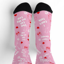 Calcetines de gato personalizados para amantes de