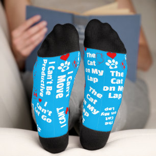 Calcetines de gato personalizados para amantes de 