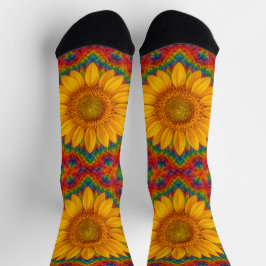 Calcetines de Girasol Caleidoscopio