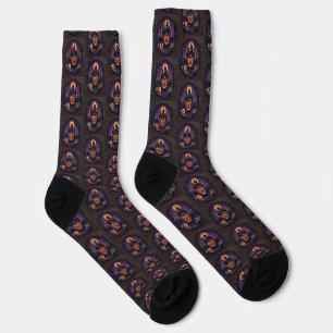 Calcetines de Halloween de Mansión Embrujada