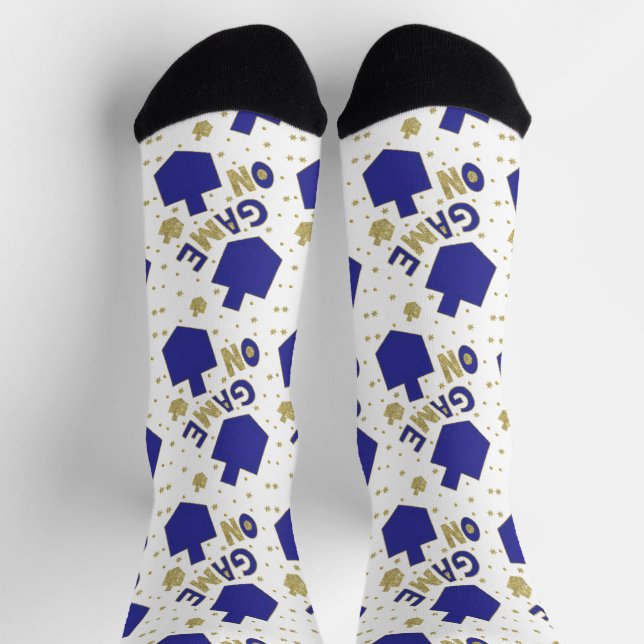 Calcetines de Hanukkah "Juego Activado" (Arriba)