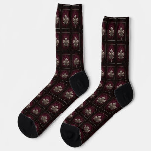 Calcetines de hojas de arce