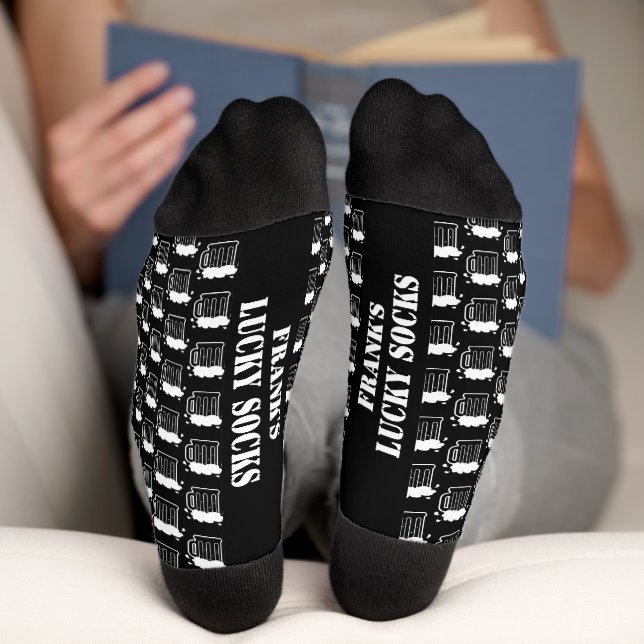 Calcetines de hombres personalizados con tira de c (Abajo)