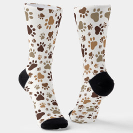 Calcetines de Huella de Pata embarrada
