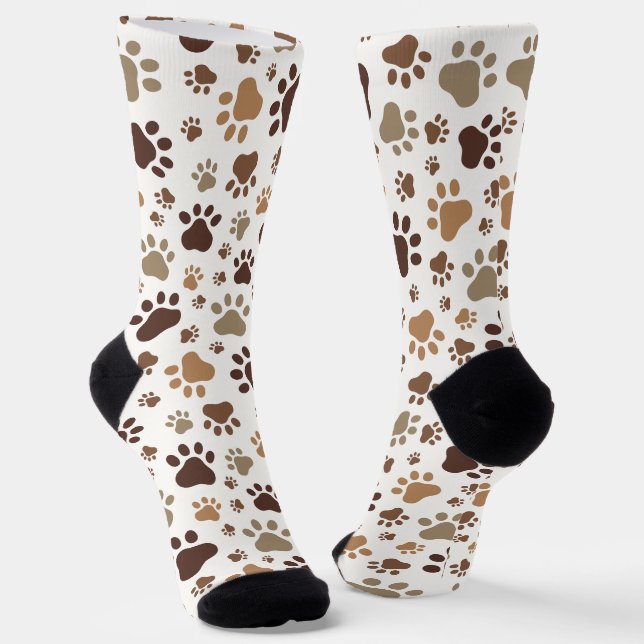 Calcetines de Huella de Pata embarrada (Angular)