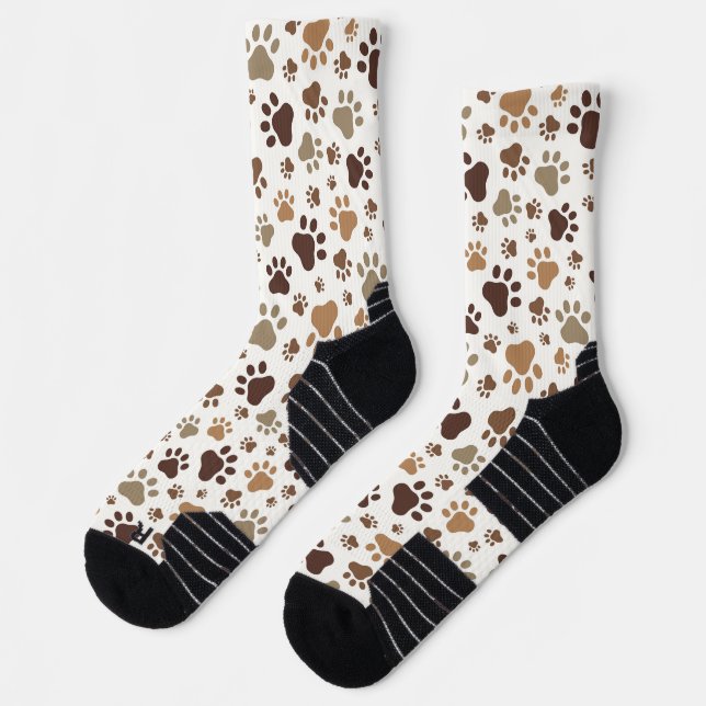 Calcetines de huellas de patas (Izquierda)