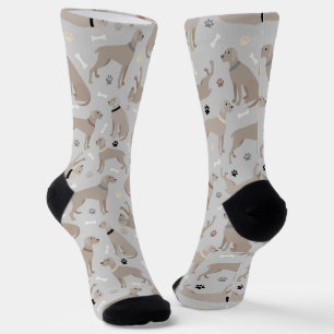 Calcetines de huesos y patas de Weimaraner