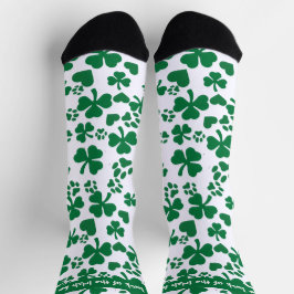 Calcetines de impresión de la ruta Shamrock - Día