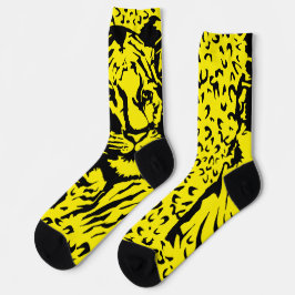 Calcetines de impresión de tigres