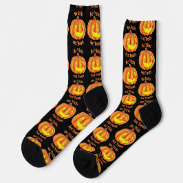 Calcetines de Jack-O-Lantern No Trucos Solo Golosi