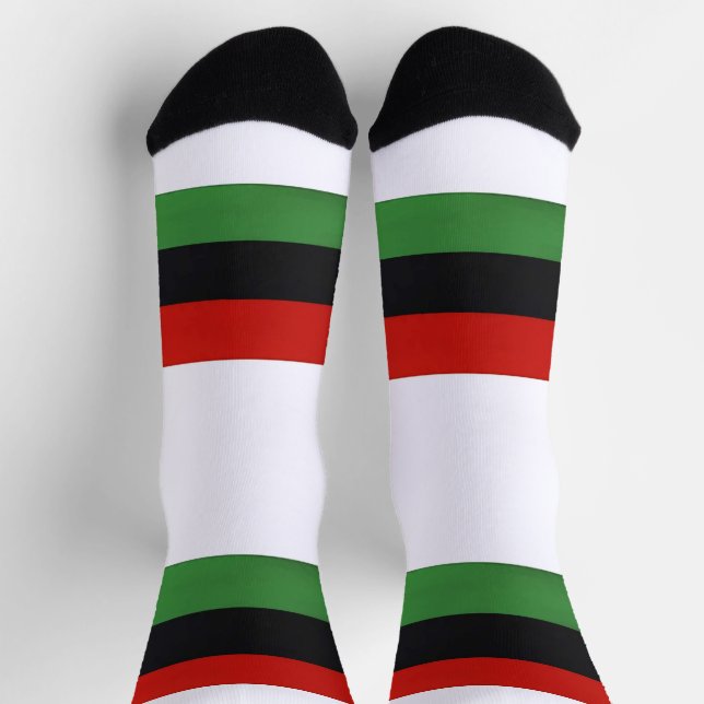 Calcetines de la bandera panafricana (Arriba)