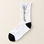 Calcetines de la "dama de honor"<br><div class="desc">¡Los calcetines de la " dama de honor" hacen un gran regalo!</div>
