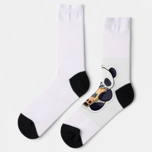 Calcetines de la figura del panel de corte