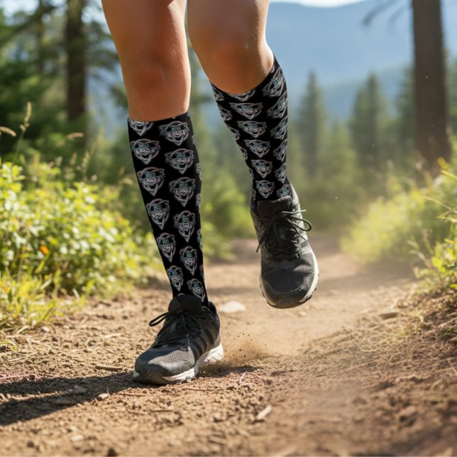 Calcetines de la tripulación atlética del Knot Cla (Celtic Knot Claddagh Athletic Crew Socks)