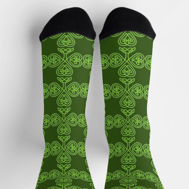 Calcetines de la Tripulación Celta de Shamrock (Arriba)