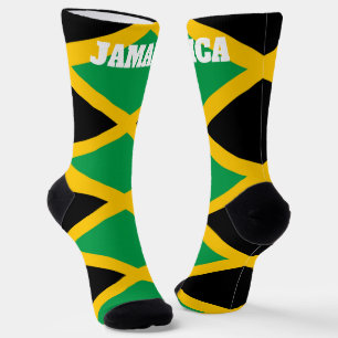 calcetines de la tripulación con bandera de Jamaic