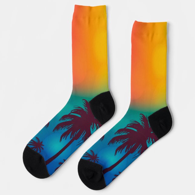 Calcetines de la tripulación de color (Izquierda)