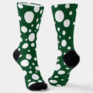 Calcetines de la tripulación de Green Spots