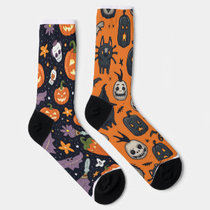 Calcetines de la tripulación de Halloween
