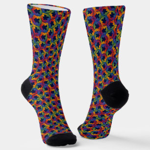 Calcetines de la tripulación de la manzana de tiem