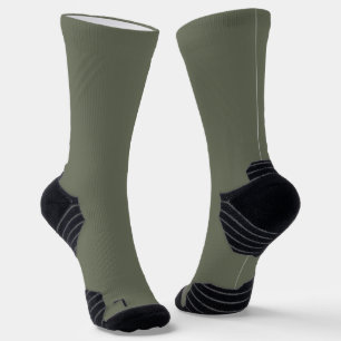 Calcetines de la tripulación de las mujeres verdes